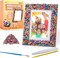 Kids Picture Frame Mosaic Craft Kit Craft DIY Arts & Crafts for Kids Frame Kit Great Birthday Gifts for 3 4 5 6 7 8 9 10 11 12 Year Old Holiday Christmas Gift for Girls